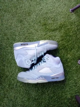 Jordan Bambas Azul y Plata