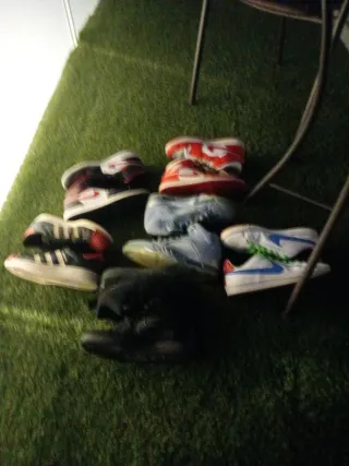 Jordan Bambas Azul y Plata