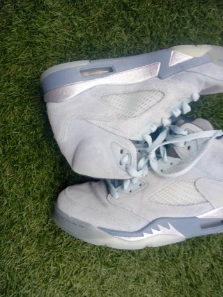 Jordan Bambas Azul y Plata