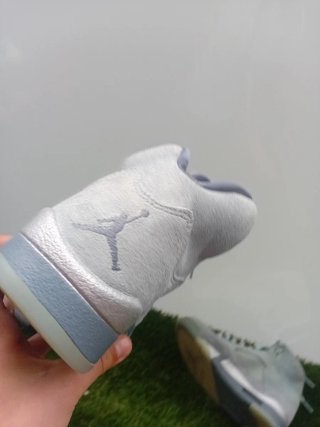 Jordan Bambas Azul y Plata