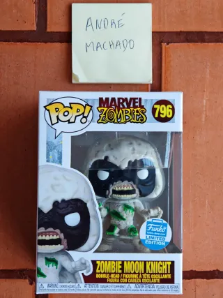 Funko Pop 796 Zombie Moon Knight Cavaleiro Luna