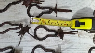 Tiradores forja artística pequeños