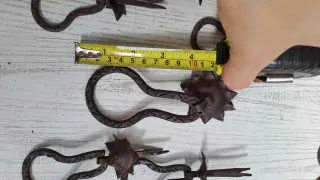 Tiradores forja artística pequeños