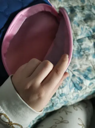 Mochila escolar Sun Eight azul y rosa