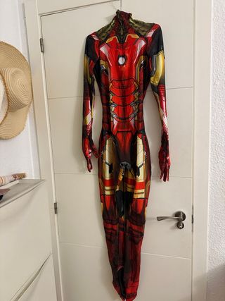 Disfraz Iron Man elástico 10+ años