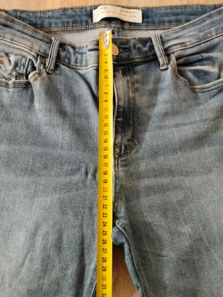 Pantalón Stradivarius T40 Azul