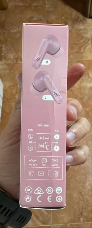 JBL WAVE BEAM 2 Auriculares Inalámbricos Rosa