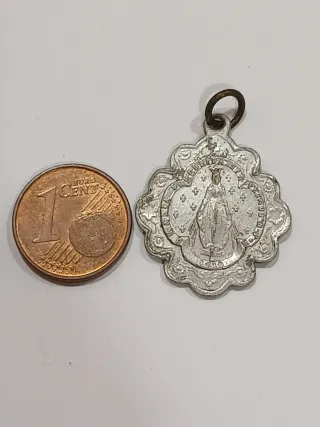 Medalla religiosa antigua 1830