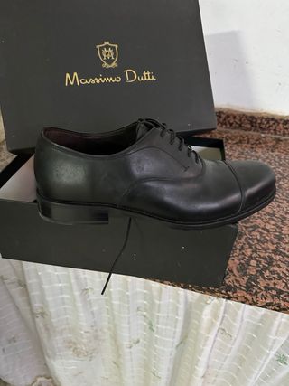 Zapatos Massimo Dutti T42 Negros