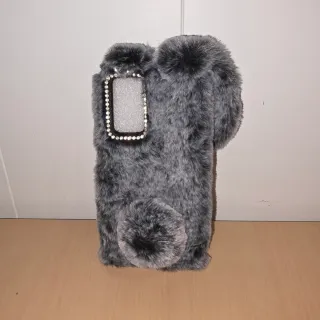 Funda Xiaomi Redmi Note 11S Peluche Gris