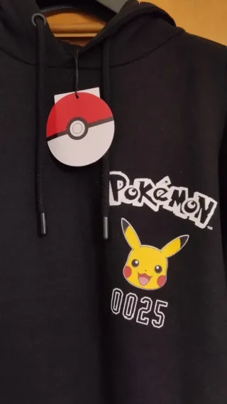 Felpa Pokemon con cappuccio Pikachu