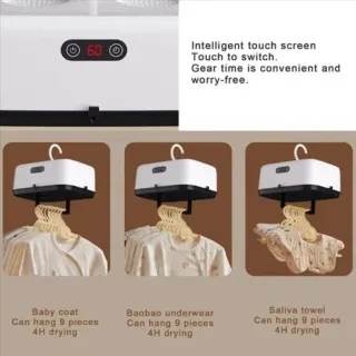 Secador Ropa Portátil Plegable Temporizador