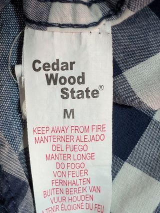 Camisa cuadros Cedar Wood State