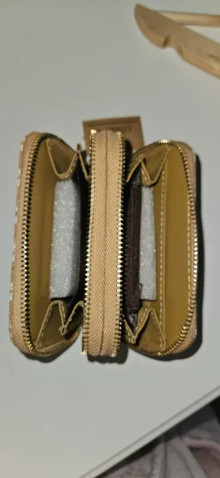 Monedero Corkcho con margaritas