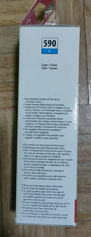 Tinta Canon GI-590 C Cyan