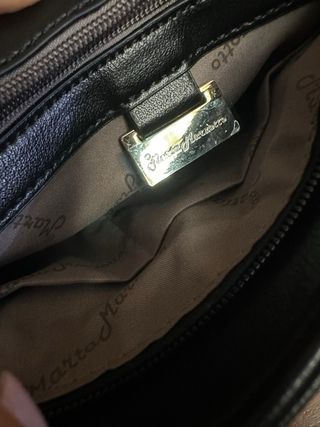 Borsa Marta Marzotto glitter e pelle