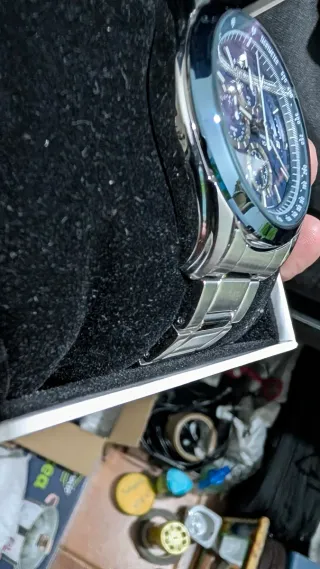 Reloj Seiko Cronógrafo Azul Nuevo