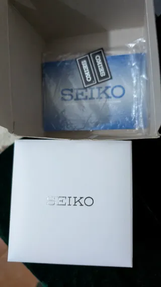 Reloj Seiko Cronógrafo Azul Nuevo