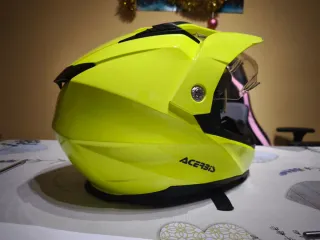 Casco de moto Acerbis amarillo talla M