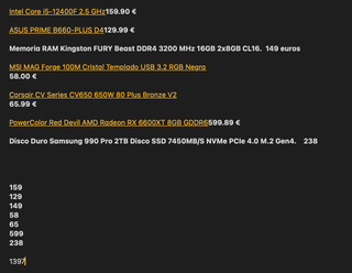 PC Gaming MSI Negro con Luces Azules