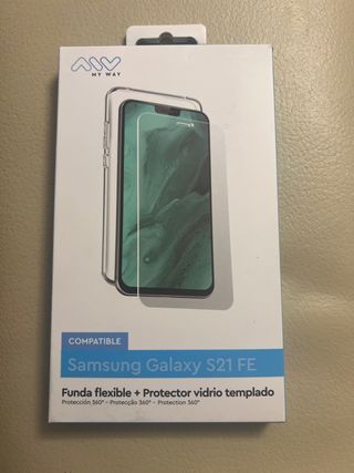 Funda y Protector Pantalla Samsung S21 FE
