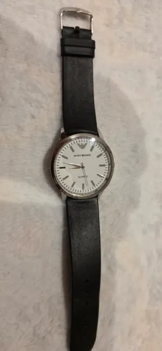 Reloj Emporio Armani Blanco Plata
