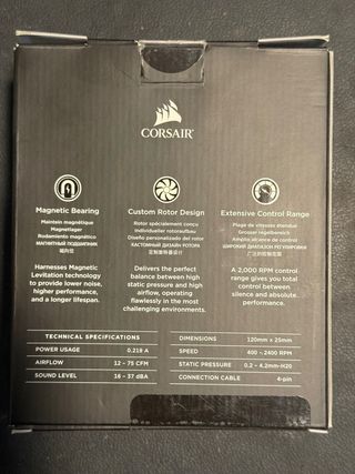 4 Ventiladores Corsair ML120