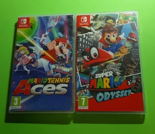 Juegos Nintendo Switch: Mario Tennis Aces y Odysse