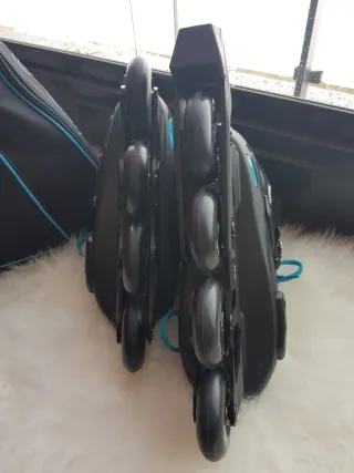 Patines en línea adulto T44+ protecciones+mochila