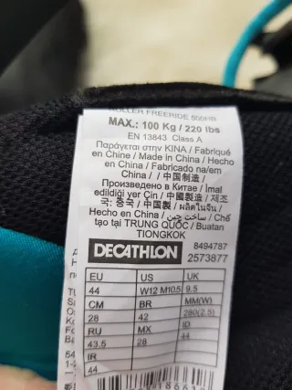 Patines en línea adulto T44+ protecciones+mochila