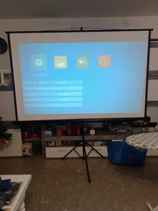 Proyector LED Bomaker C9 HD Blanco