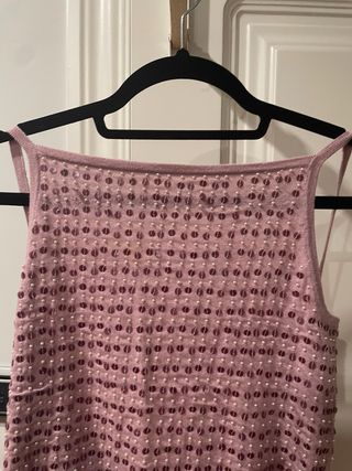 Top Hoss Intropia lentejuelas rosa Talla M