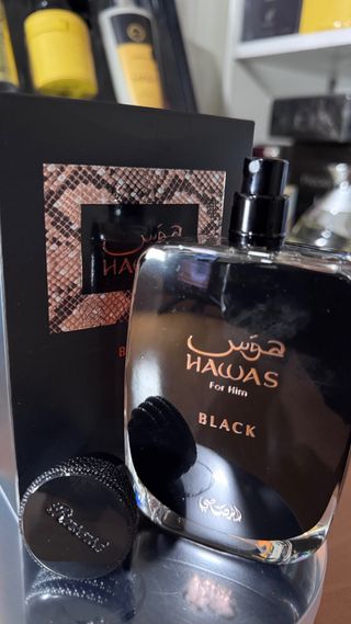 Rasasi Hawas Black For Him Perfume Árabe