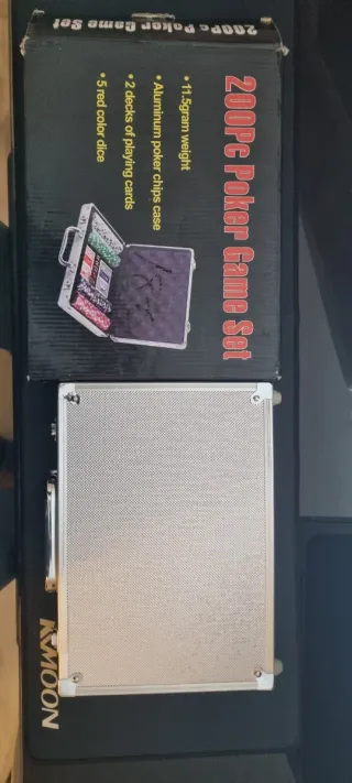 Maletín Póker Completo con Fichas y Dados