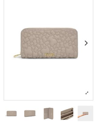 Monedero Tous Beige Nuevo