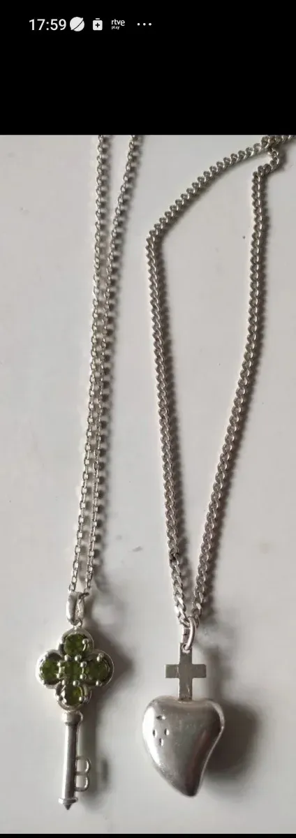 Colgante Adoratrices Plata Llave plata circonitas