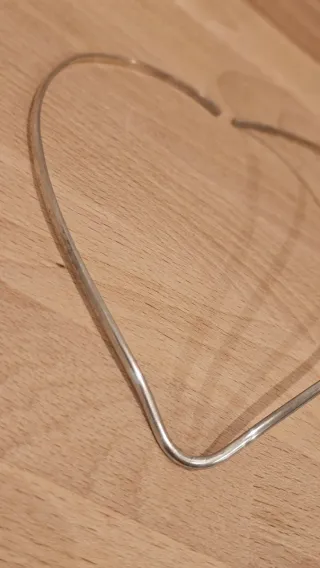 Gargantilla rígida plata 43 cm