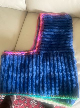 Capucha bufanda dos vueltas multicolor