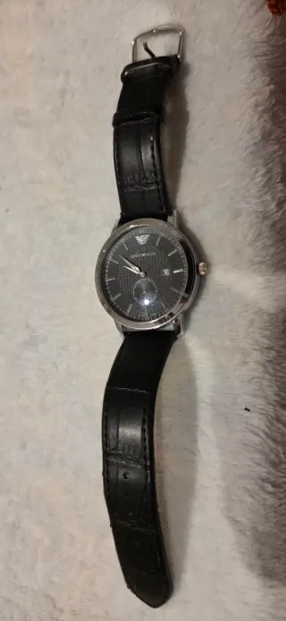Reloj Emporio Armani Hombre Negro/Plata
