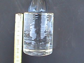 Scultura in vetro di Murano blu