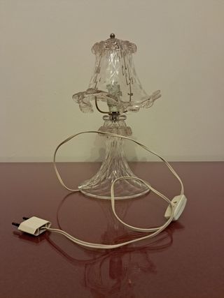 Lampada abatjour in vetro di Murano