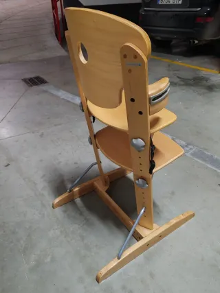 Trona Evolutiva de Madera  Ajustable y con Cojines