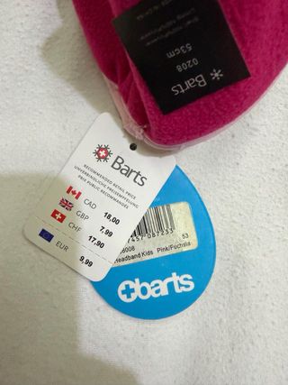 Barts fascia rosa bambina