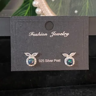 Pendientes de ópalo natural (Pequeño)