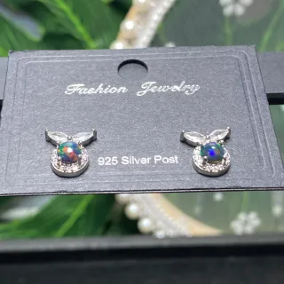 Pendientes de ópalo natural (Pequeño)