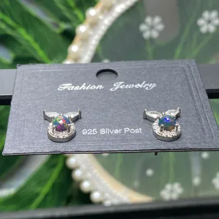 Pendientes de ópalo natural (Pequeño)