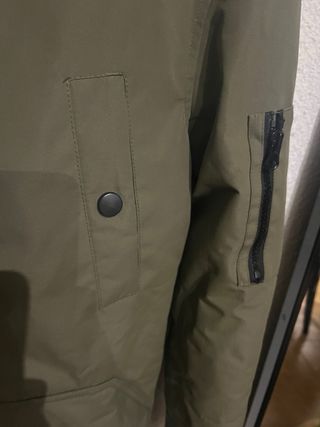 Chaqueta Parka Verde Militar