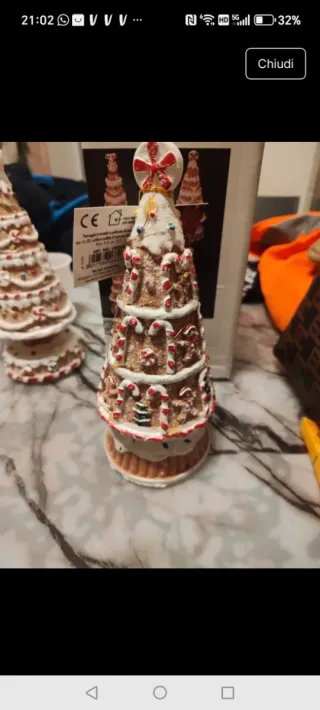 Alberello natalizio con luci