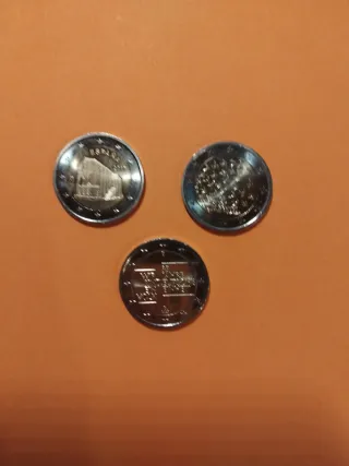 Lote PEDRO S. 3 monedas conmemorativas