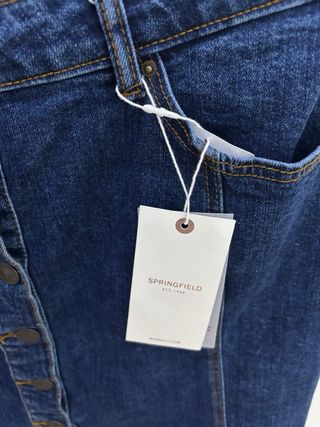 Falda vaquera botones Springfield Talla 44